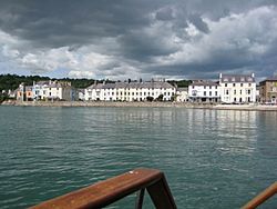 Sea front terrace at Beaumaris - geograph.org.uk - 1213630.jpg
