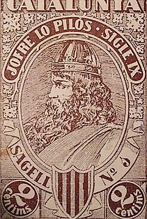 Archivo:Segell-comte-guifré-I-Barcelona-pilós