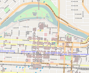 Archivo:Tallest Buildings in Calgary map