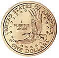 United States one dollar coin, reverse