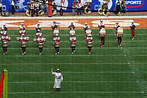 Archivo:University of Texas Longhorn Band on the field