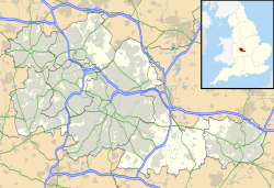 Solihull ubicada en Midlands Occidentales