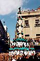 1ª Torre de 9 amb folre i manilles descarregada de la colla