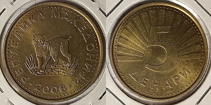 5 denari, Macedonia (2006)