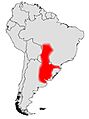 Astyanax abramis - distribución