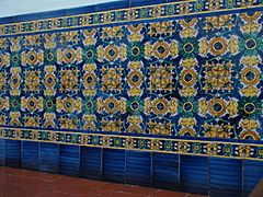 Buenos Aires iglesia del Pilar azulejos lou