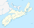 Canada Nova Scotia location map