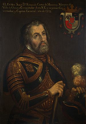 Archivo:Capitán general, Copia de un retrato de Hernán Cortés, ~1485 - 2-12-1547, retrato anónimo (1525)