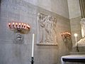 Cappella capponi, sculture di libero andreotti 02