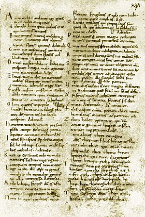 Archivo:Carmina Cantabrigiensia Manuscr-C-fol436v