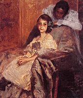Chase William Merritt Dorothy and Her Sister 1901