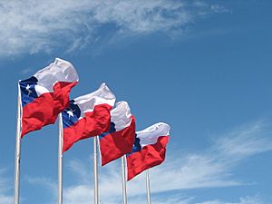 Archivo:Chile flags in Puerto Montt