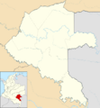 Colombia Vaupés location map (+locator map)