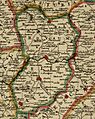 Detalle reino de leon mapa 1705