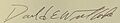 Donald Westlake signature (cropped)
