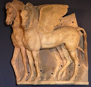 Archivo:Etruscan Horses Tarquinia