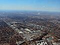 Gaborone, Botswana desde el aire