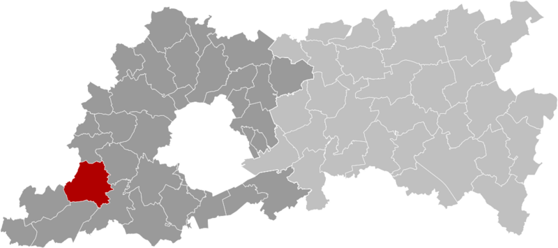 Gooik Flemish-Brabant Belgium Map