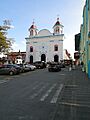 Iglesia de la Inmaculada Concepción, Aguadas - vista desde el Parque Bolívar 03