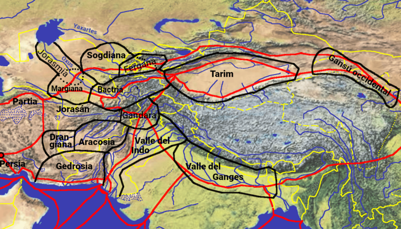 Imperio Kushan geografia 20230814