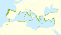 Laurus nobilis range