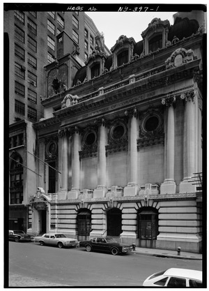 Archivo:MAIN ELEVATION - Chamber of Commerce Building, 65 Liberty Street, New York, New York County, NY HABS NY,31-NEYO,156-1