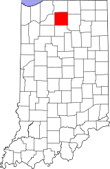 Map of Indiana highlighting Marshall County.svg