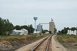 Melvin Illinois water tower and grain elevator.jpg