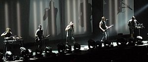 Nine Inch Nails, live at Mediolanum Forum, Milan in 2013.jpg