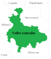 Oaxaca. Región Valles Centrales nombres