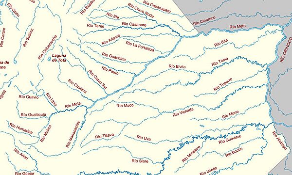 Archivo:Río Meta y afluentes