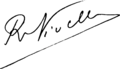 Robert Nivelle signature