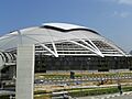 Singapore National Stadium from Kallang Footbridge