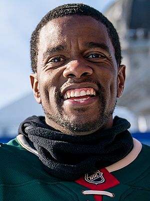 Archivo:St Paul Mayor, Melvin Carter at Red Bull Crashed Ice, St Paul MN (39768482221) (cropped1)