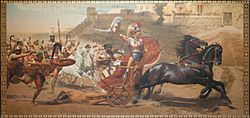 Archivo:The "Triumph of Achilles" fresco, in Corfu Achilleion