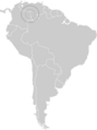 Thripophaga cherriei map