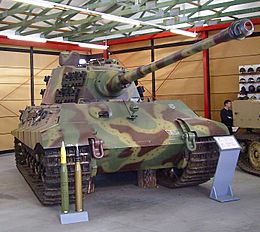 Archivo:Tiger II frontal Munster