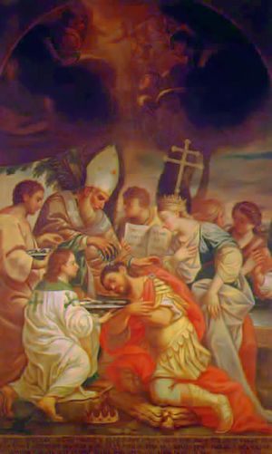Archivo:Tiridates III of Armenia-Baptism