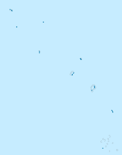 Funafuti ubicada en Tuvalu