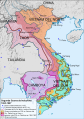 Vietnam war 1964-1967 map es