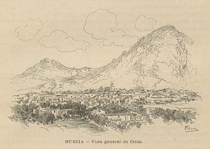 Archivo:1902, Historia de España en el siglo XIX, vol 5, Murcia, Vista general de Cieza