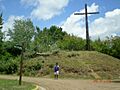 Aguas Verdes, Cruz sobre un médano