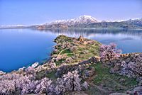 Archivo:Akhtamar Island on Lake Van with the Armenian Cathedral of the Holy Cross