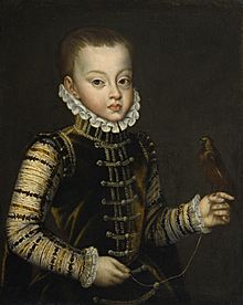 Alonso Sánchez Coello - Portrait of Infante Ferdinand of Spain - Walters 37551.jpg