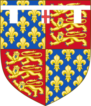 Archivo:Arms of Richard of Bordeaux, Prince of Wales (later Richard II)