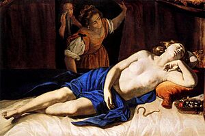 Archivo:Artemisia Gentileschi Cleopatra3