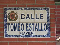 Archivo:Calle Javier Tomeo Estallo 1 Zaragoza
