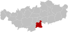 Chastre Brabant-Wallon Belgium Map.svg
