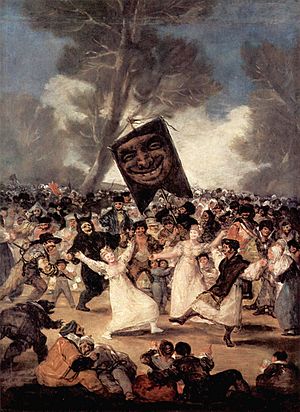 Archivo:El entierro de la sardina, Francisco de Goya