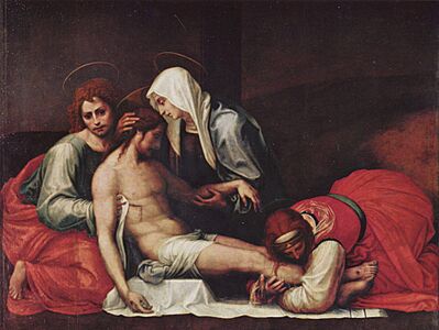 Grablegung Christi (1516) - Fra Bartolomeo (Palazzo Pitti, Florence)